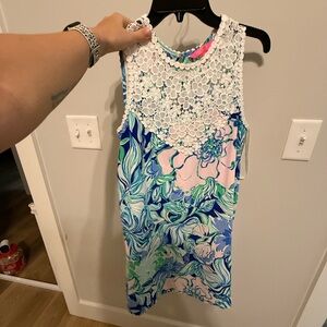 Lilly Pulitzer Floral Lace Shift Dress